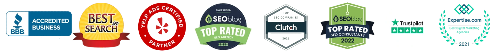 Top Rated & Award Winning Agency - Desktop